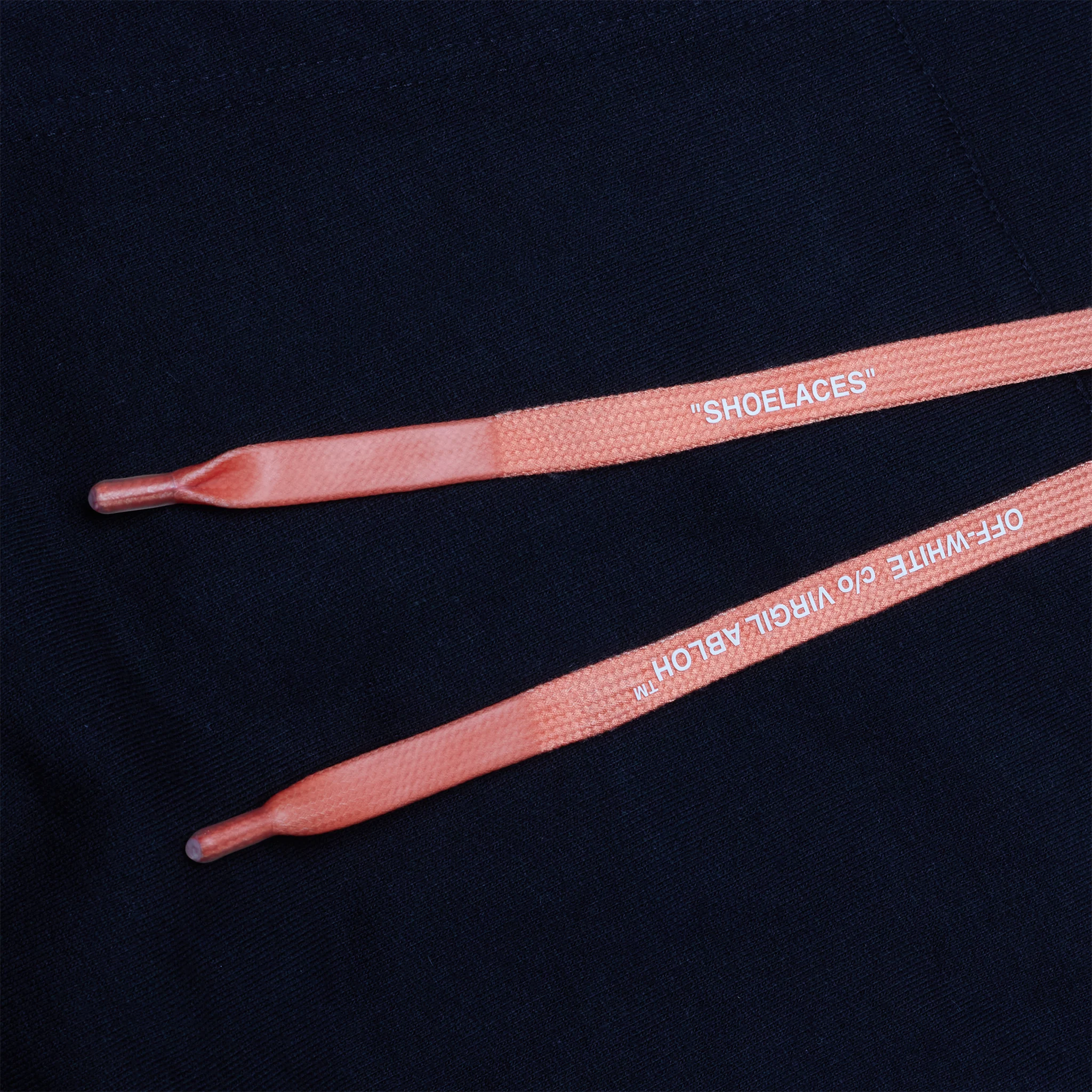 Preloved - Off-White Acrylic Arrows Black Multi-Strings Hoodie